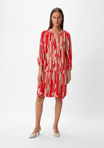 COMMA Kleid in Rot: Vorderseite