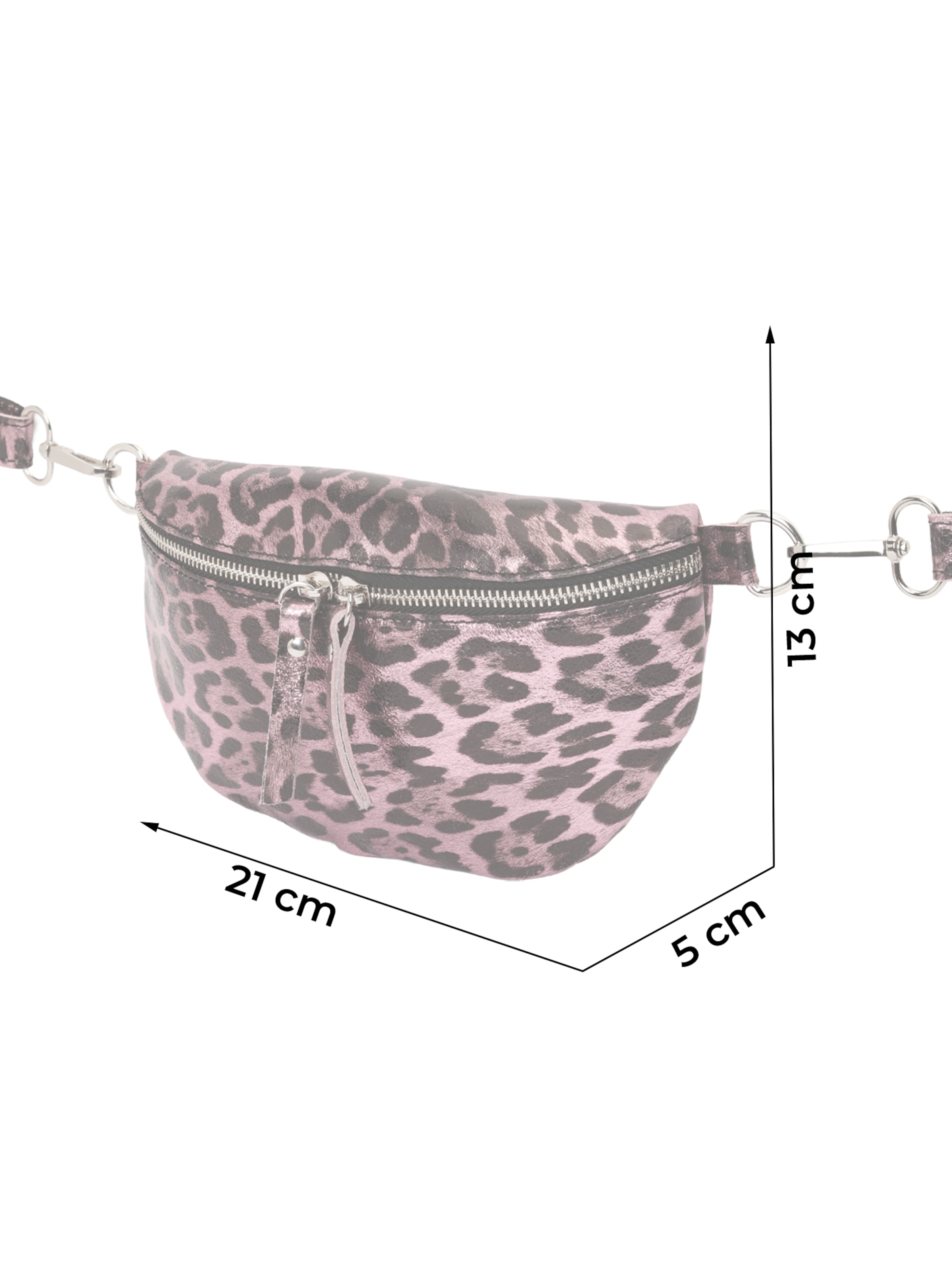 Zwillingsherz Torbica za okrog pasu | roza barva