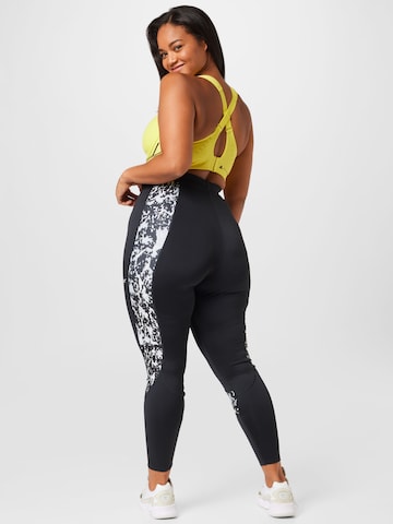 Reebok Skinny Workout Pants 'Modern Safari' in Black
