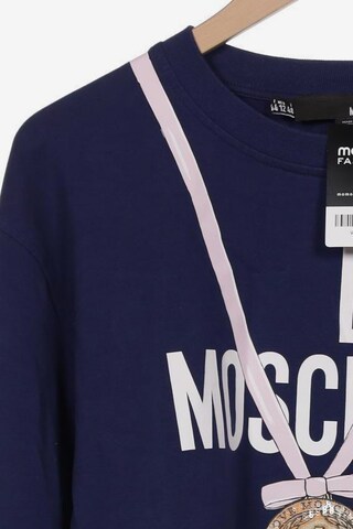 Love Moschino Sweatshirt & Zip-Up Hoodie in XXL in Blue