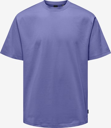 Only & Sons Тениска 'ONSFred' в синьо: отпред