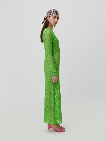 LeGer by Lena Gercke Stickad klänning 'Sena' i grön