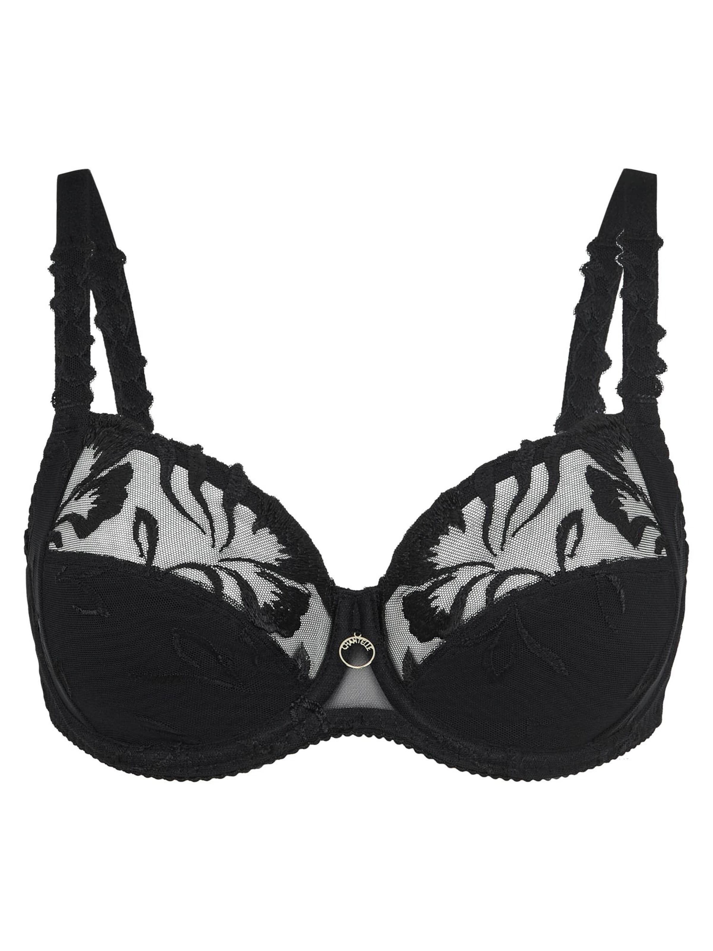 Chantelle BH 'Majestic' in Zwart: voorkant