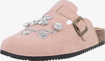 Ital-Design Pantolette in Pink: Vorderseite