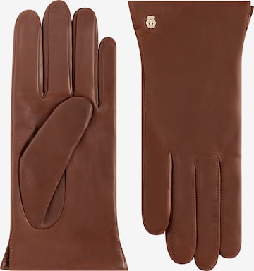Roeckl Lederhandschuhe 'ODESSA' in Braun: Vorderseite
