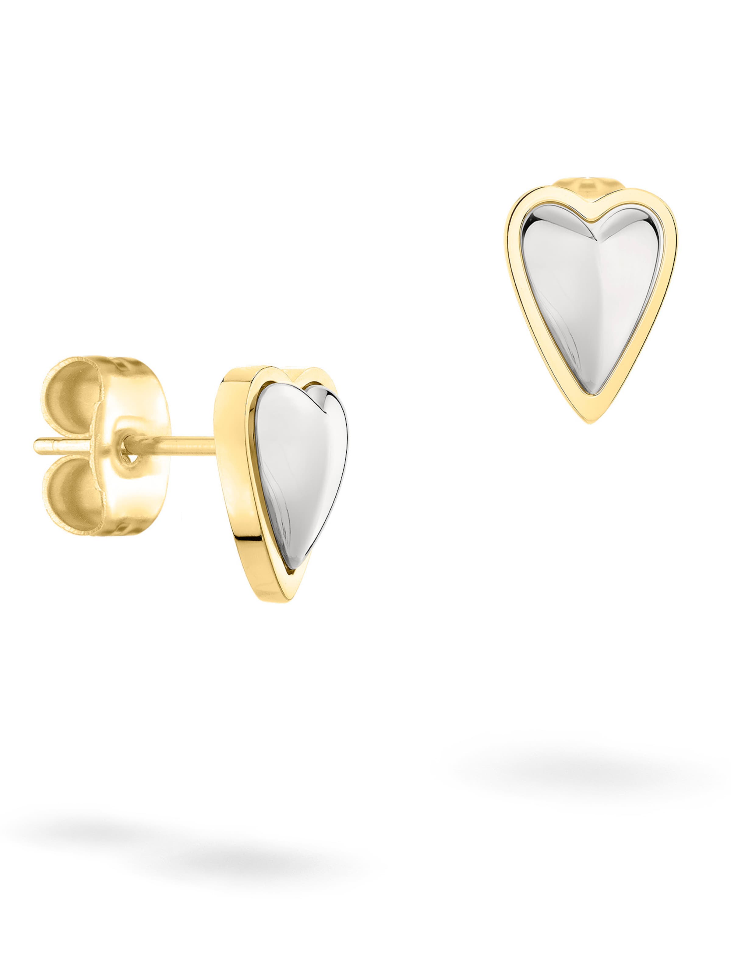 Liebeskind Berlin Earrings 'Heart' in Silver: front