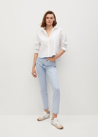 MANGO Regular Jeans in Blauw