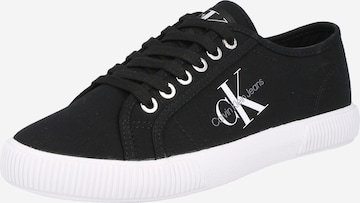 Calvin Klein Jeans Sneakers in Black: front