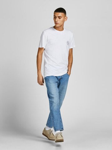 JACK & JONES Skjorte 'Shark' i hvit