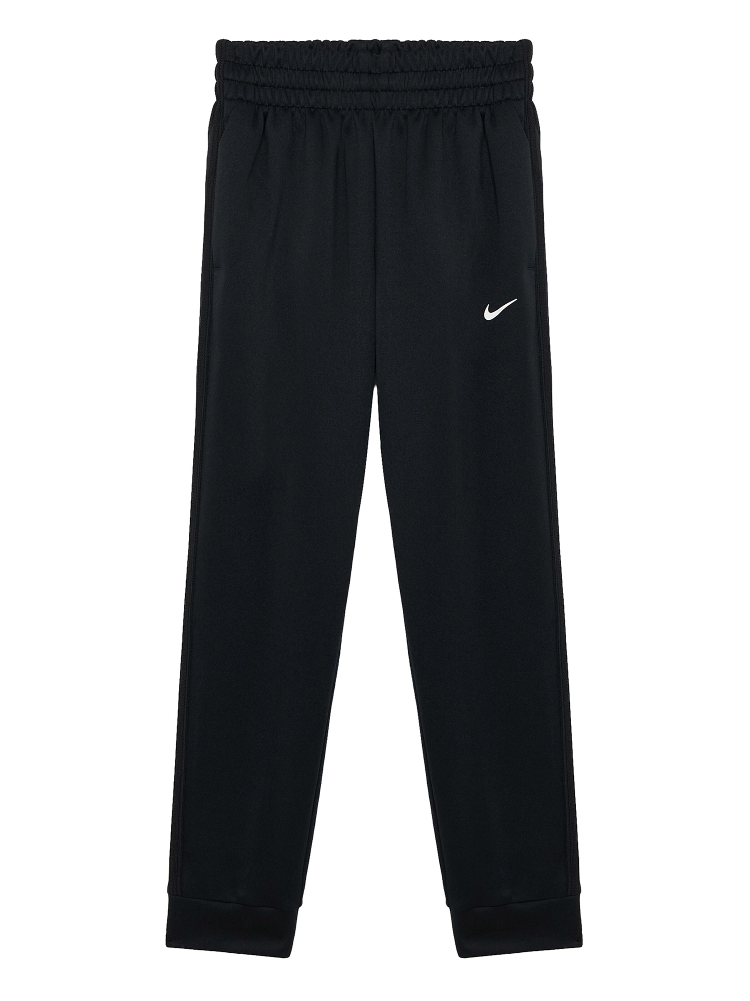 NIKE Szabványos Sportnadrágok - fekete: elől