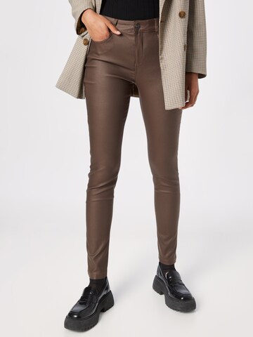 Fransa Slim fit Trousers 'TALIN TESSA' in Brown: front