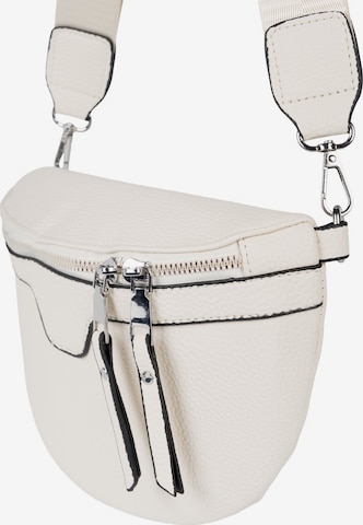styleBREAKER Umhängetasche 'Halbmond Umhängetasche Uni' in Beige