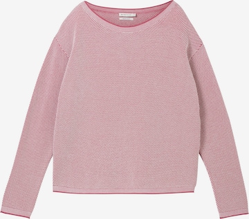 Pull-over TOM TAILOR en rose : devant