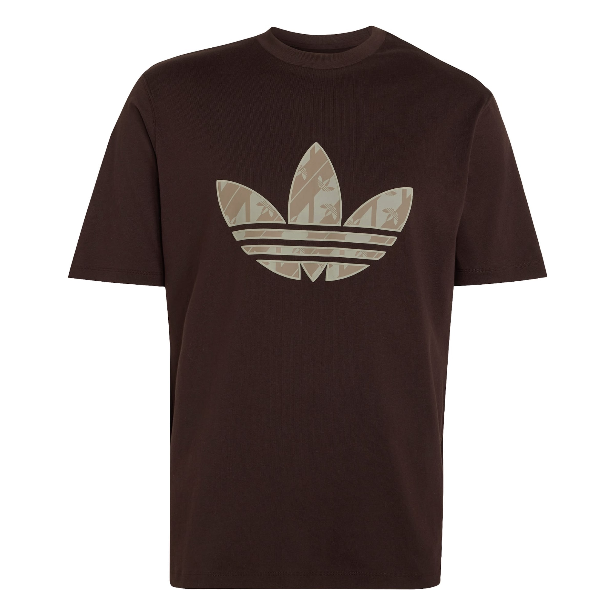 T-Shirt ADIDAS ORIGINALS en marron : devant