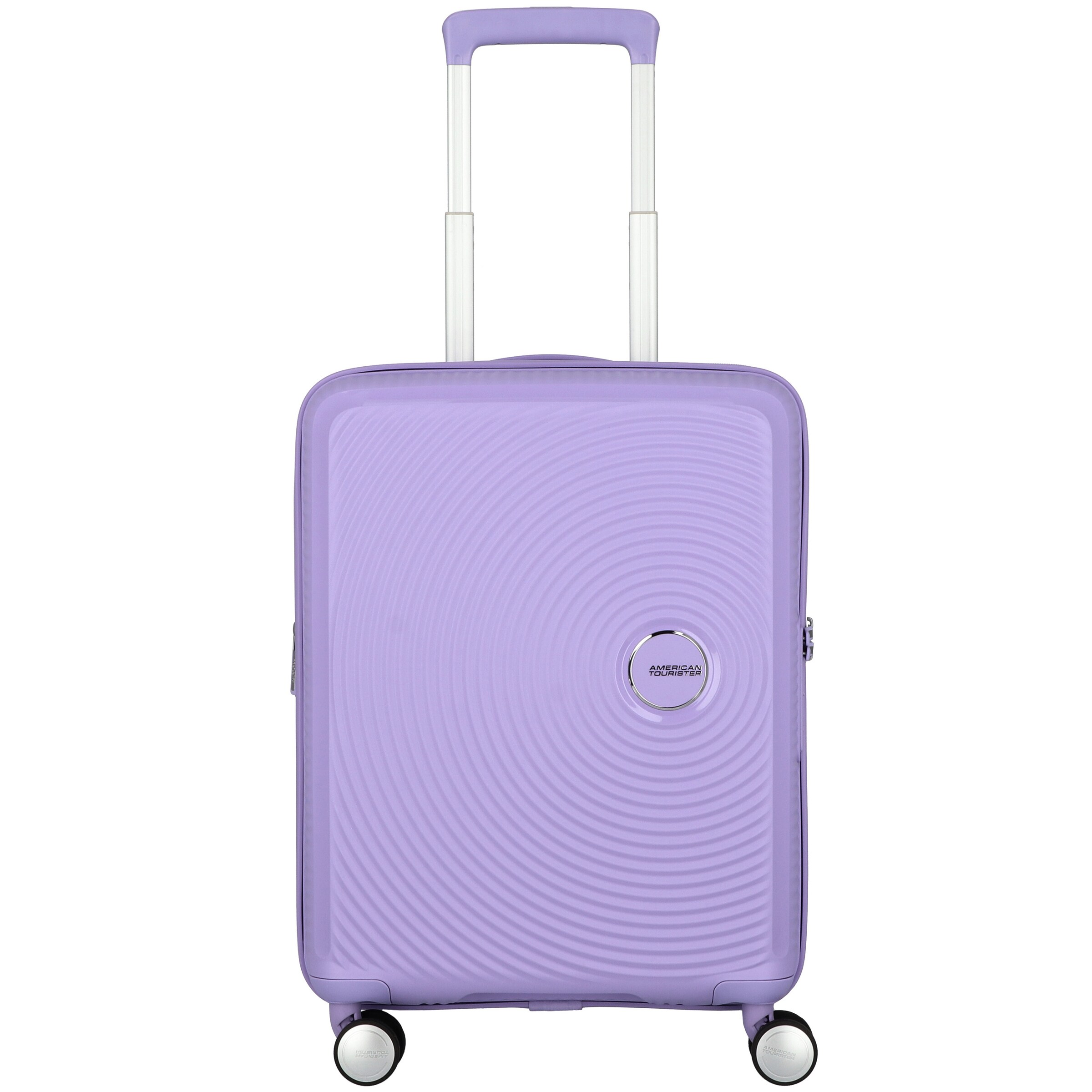 American Tourister Trolley 'Soundbox' in Lila: Vorderseite