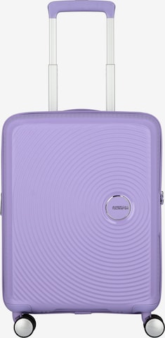 American Tourister Trolley 'Soundbox' in Lila: voorkant
