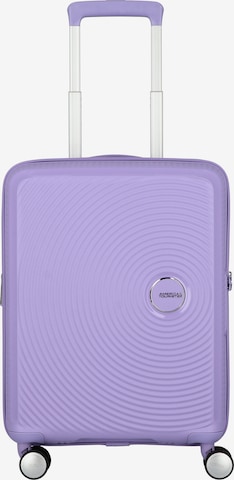 American Tourister Trolley 'Soundbox' in Lila: Vorderseite
