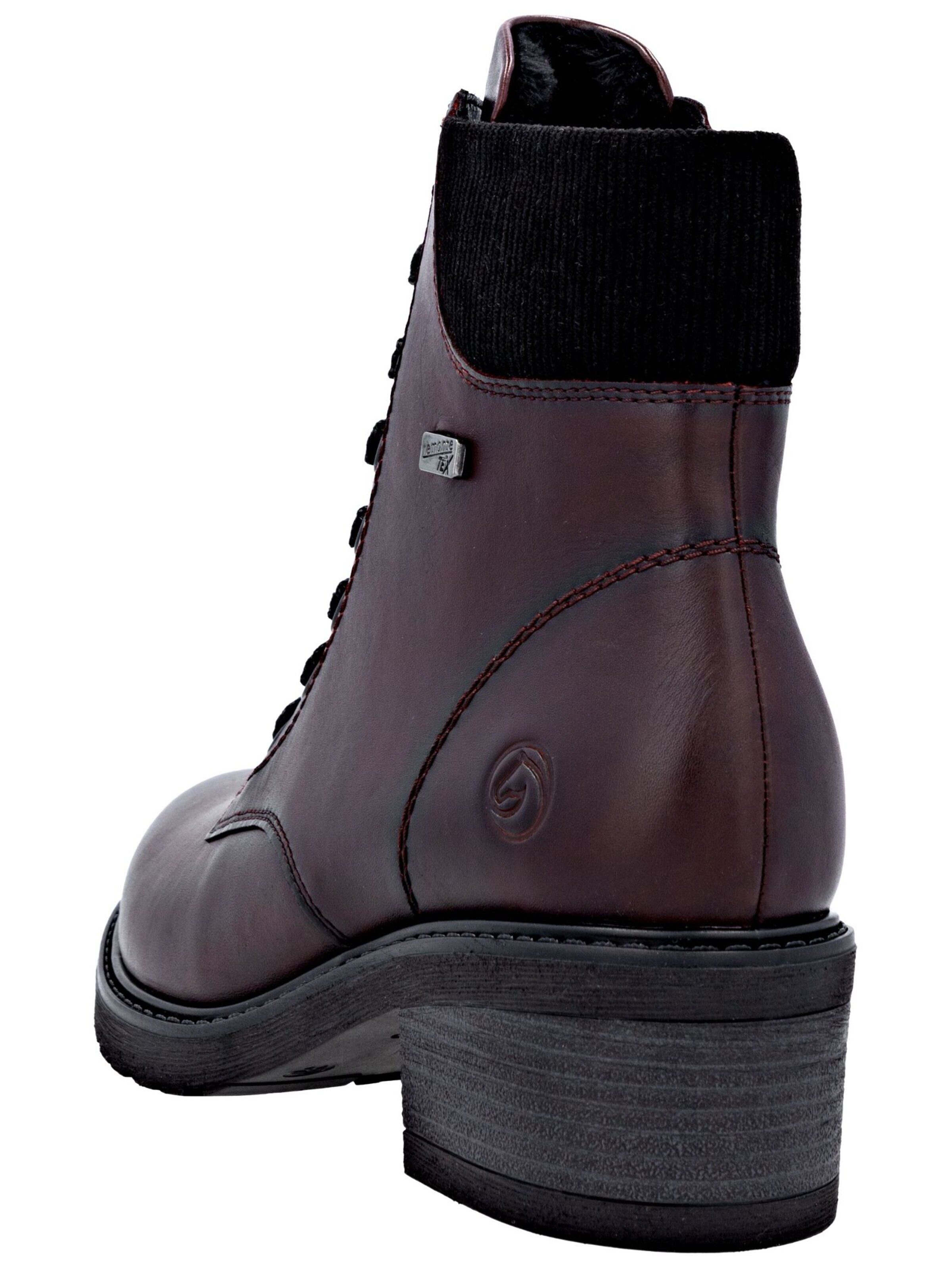 Bottines à lacets REMONTE en rouge