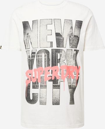 Maglietta di Superdry in bianco: frontale