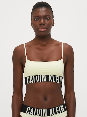Calvin Klein Underwear Бюстье Бюстгальтер 'Intense Power' в Зеленый: спереди