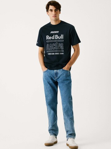 Red Bull Racing x Pepe Jeans Shirt 'Red Bull Racing x Pepe Jeans Racing History' in Blauw