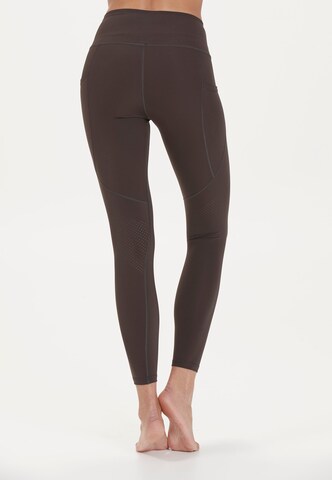 ENDURANCE Regular Workout Pants 'Tather' in Brown