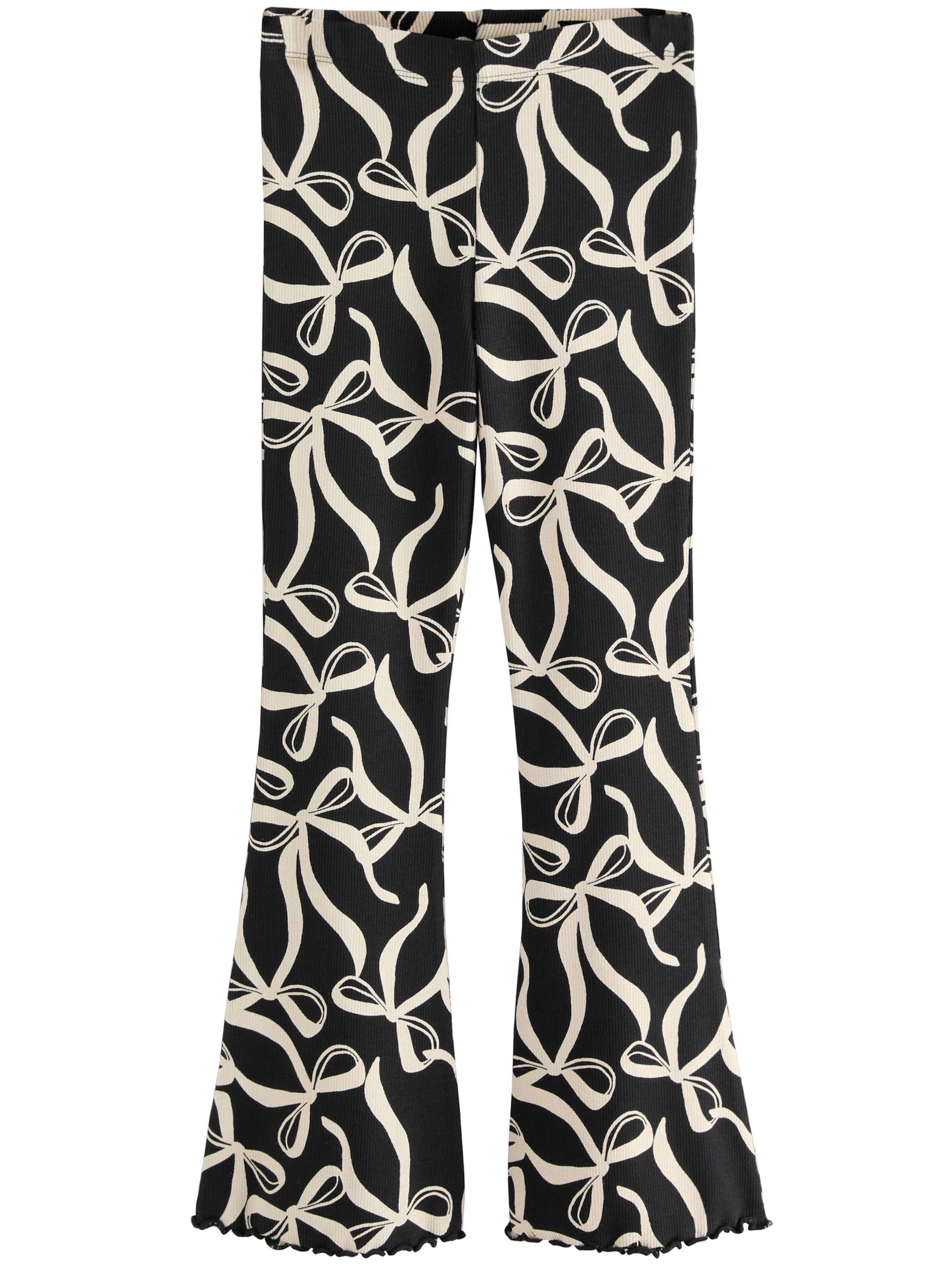 Next Flared Leggings in Black: front