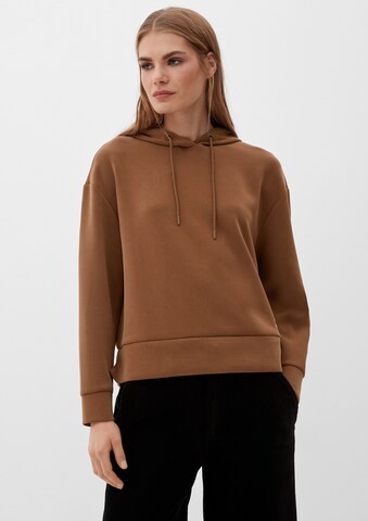 s.Oliver Sweatshirt in Braun: predná strana