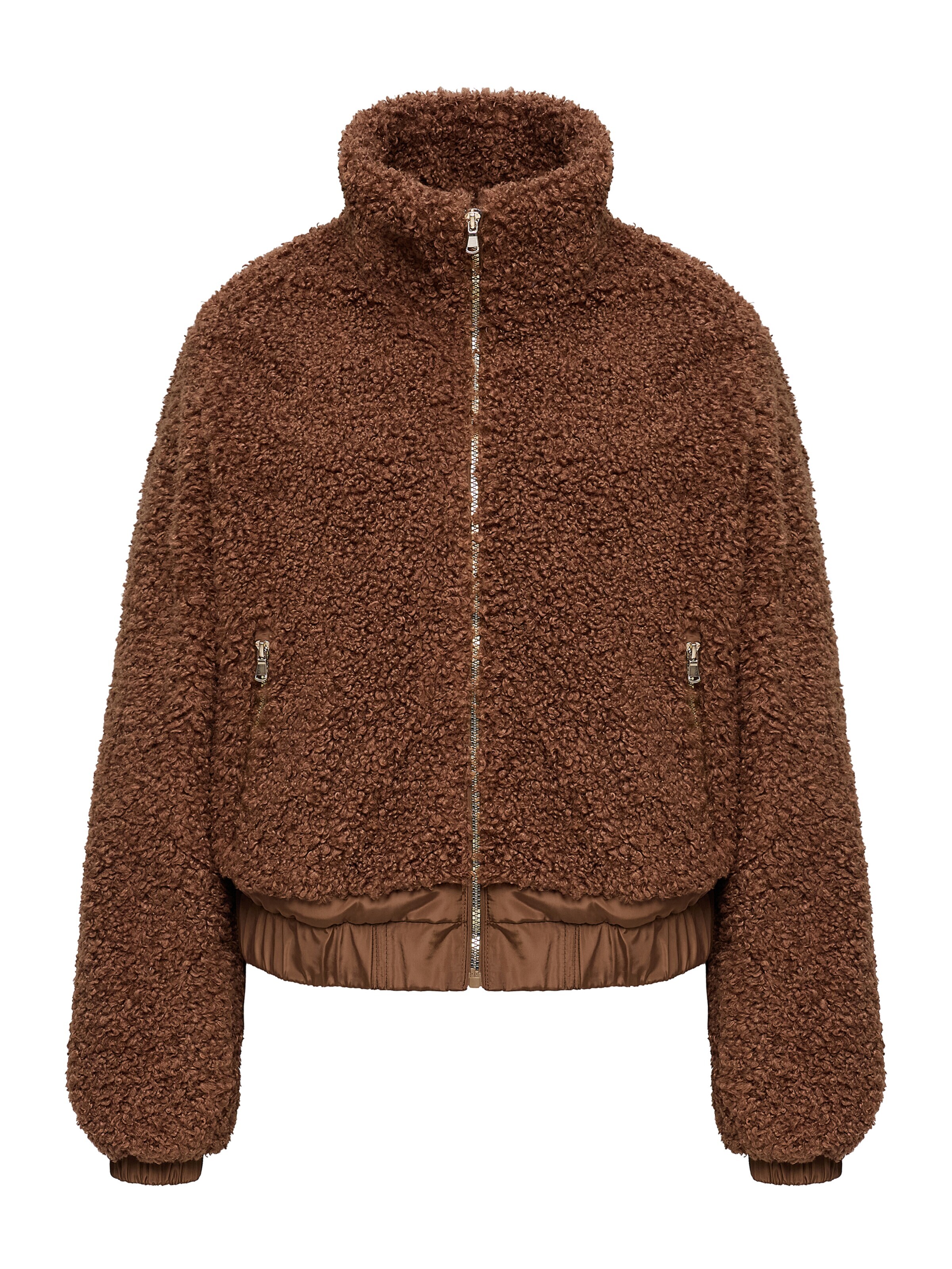 MANISA Between-Season Jacket in Brown: front