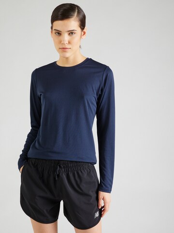 new balance Functioneel shirt in Blauw: voorkant