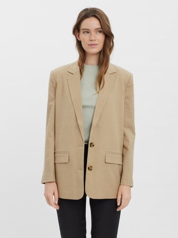 Blazer 'Shiny' Aware en beige : devant