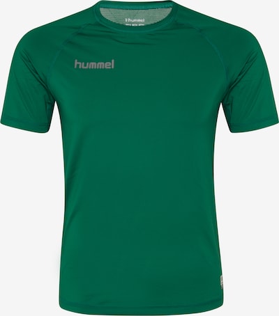 Hummel Functioneel shirt in de kleur Grijs / Grasgroen, Productweergave