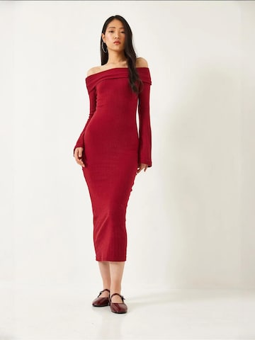 Bianco Lucci Jurk in Rood