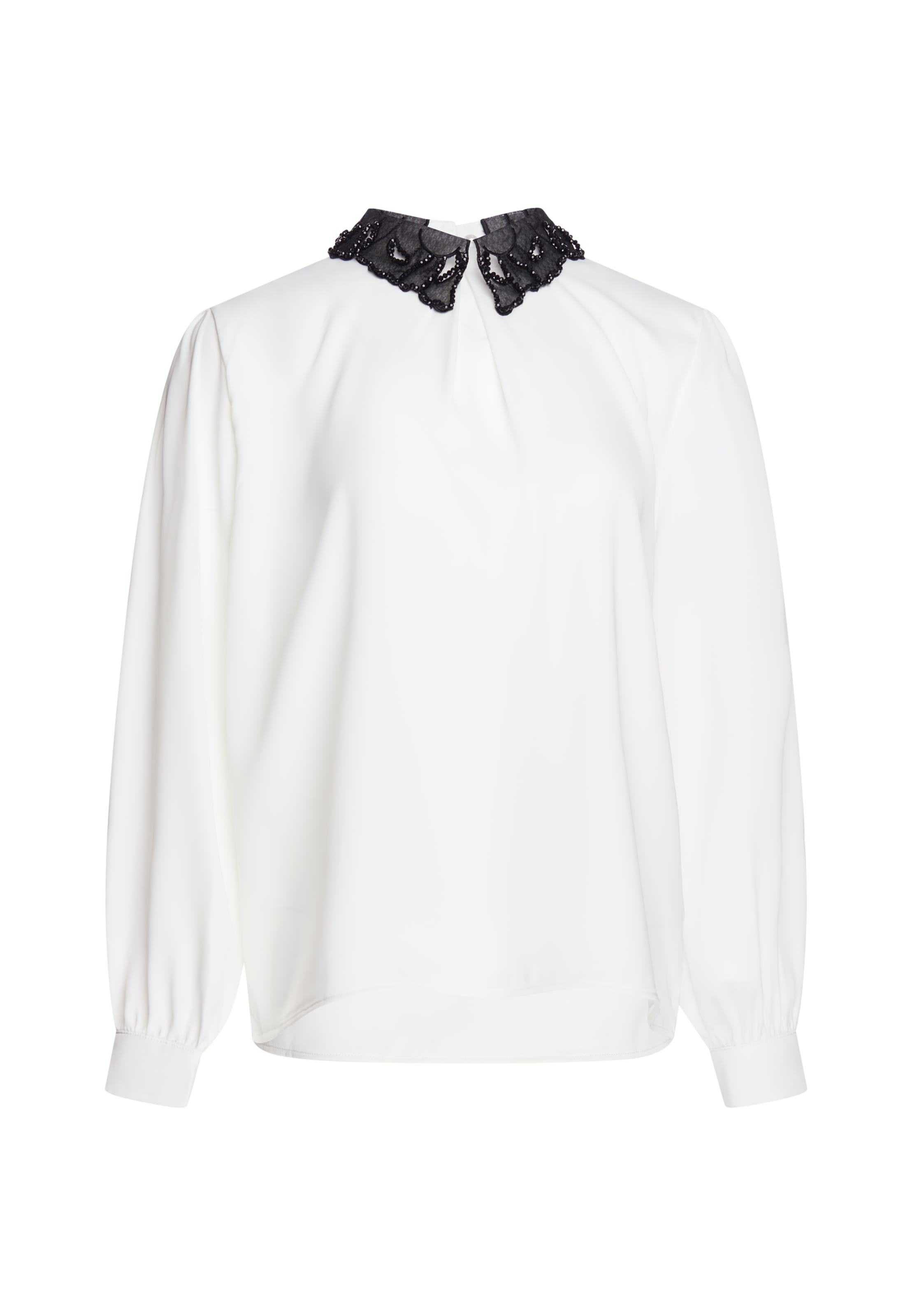 faina - Blusa 'GLOW' em branco: frente