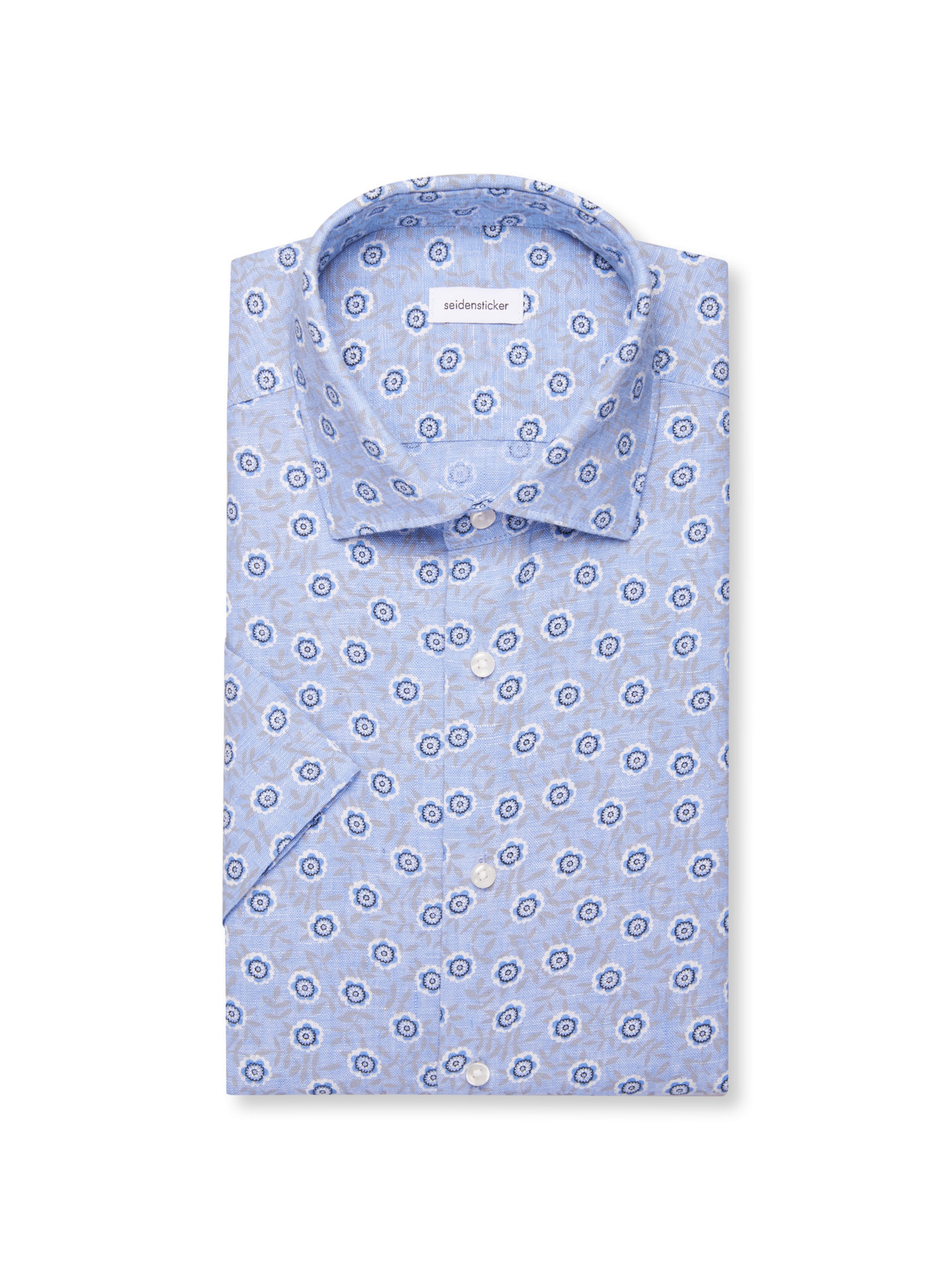 Coupe regular Chemise SEIDENSTICKER en bleu