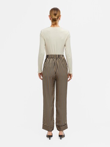 Wide leg Pantaloni 'THYRA' de la OBJECT pe bej