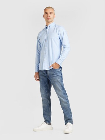 BOSS Regular fit Overhemd 'Rickert' in Blauw