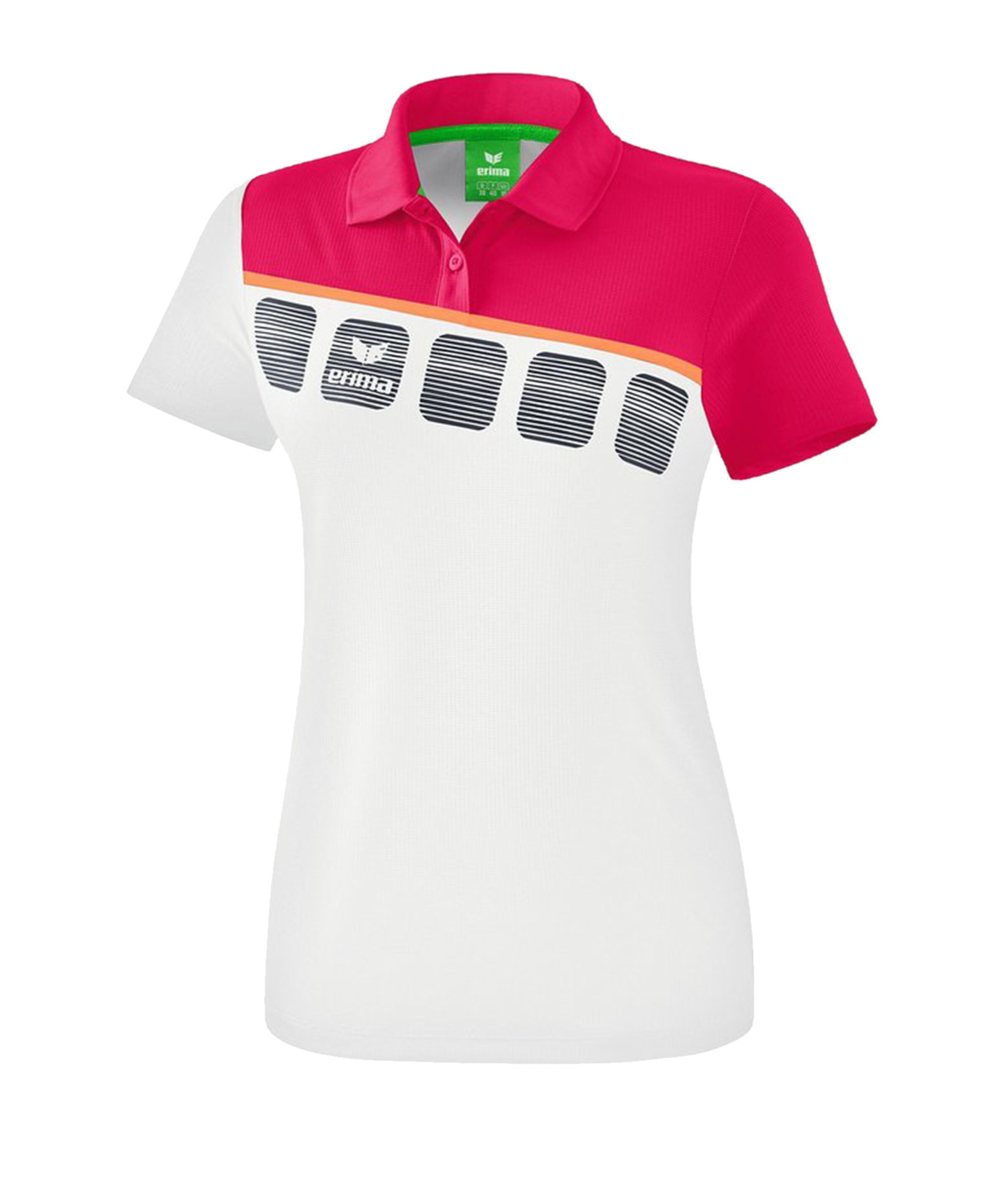 ERIMA Poloshirt in Weiß: Vorderseite