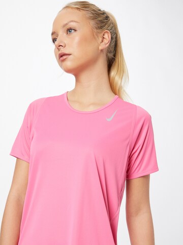 NIKE Sportshirt 'Race' in Pink