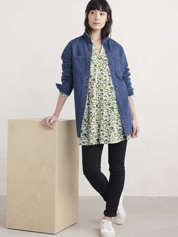 Seasalt Cornwall Tunic 'Wreathe' in Green