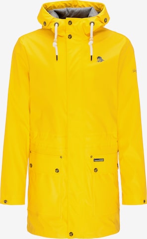 Schmuddelwedda Weatherproof jacket 'Friesennerz' in Yellow: front