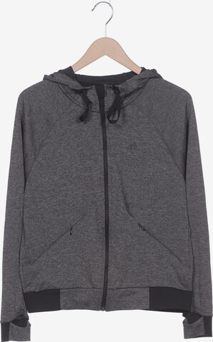 ADIDAS PERFORMANCE Sweatshirt & Zip-Up Hoodie in S in Grey: front