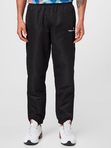 Sergio Tacchini Regular Sportbroek 'CARSON 21' in Zwart: voorkant