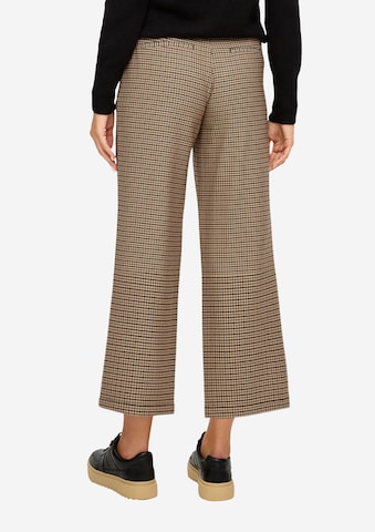 Wide Leg Pantalon à pince s.Oliver en beige