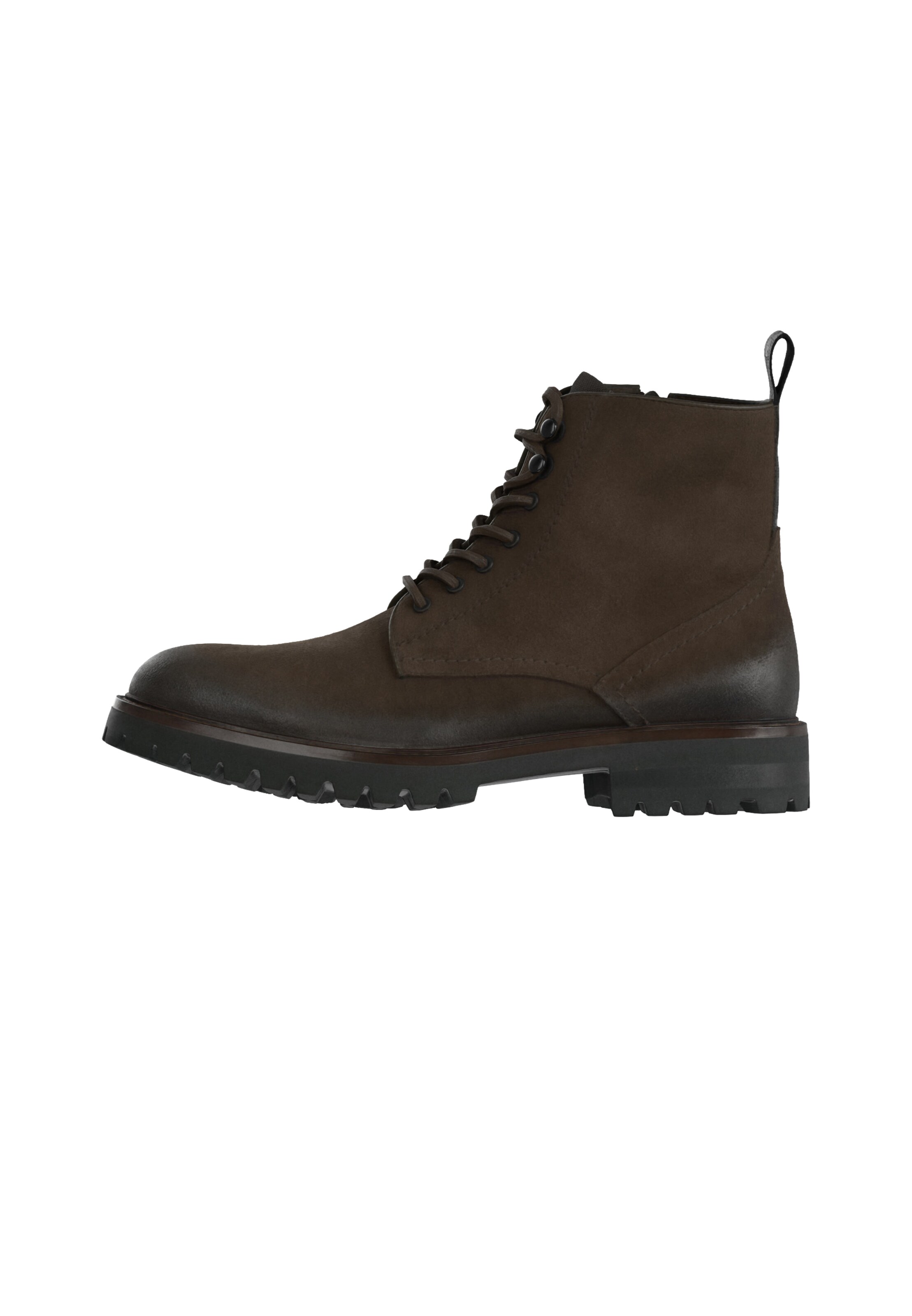 STEVE MADDEN Schnürboots 'Montana' in Braun: Vorderseite