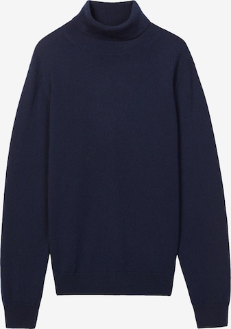 GOBI Cashmere Pullover 'Men's Essential Turtleneck Cashmere Sweater' in Blau: Vorderseite