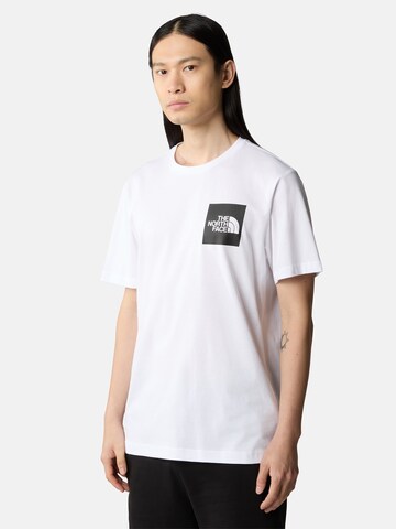 T-Shirt THE NORTH FACE en blanc : devant