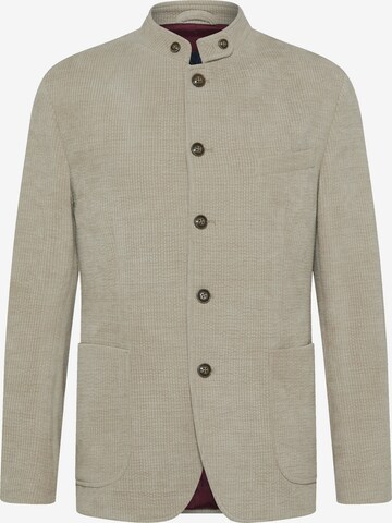 KaiserLich Regular Fit Trachtenjacke '5435' mit feiner Cord-Struktur in Beige: Vorderseite