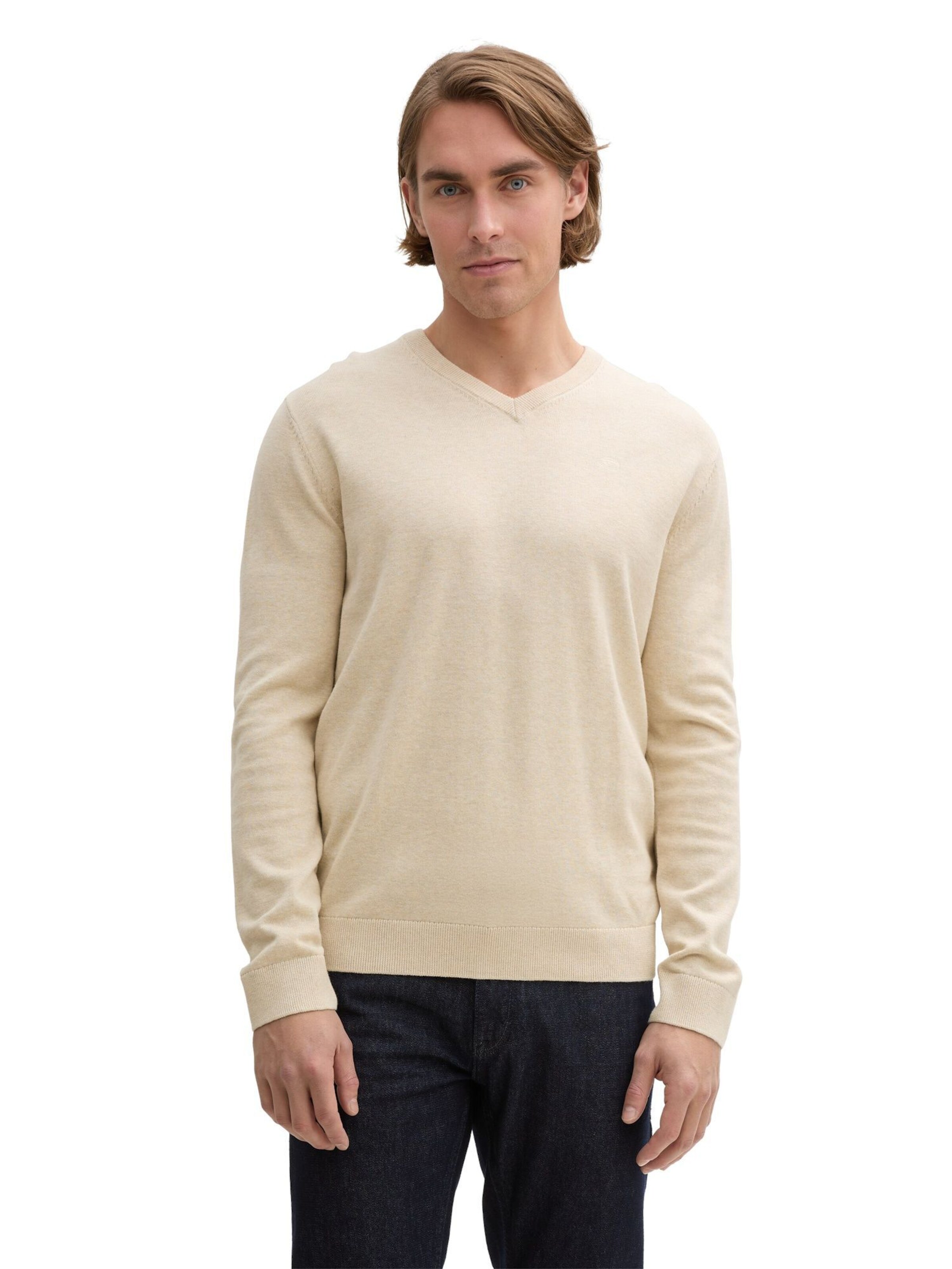 TOM TAILOR Sweater in Beige