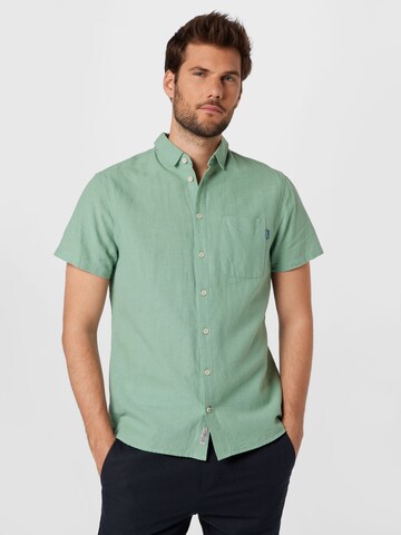 BLEND Klasický střih Košile – zelená: přední strana